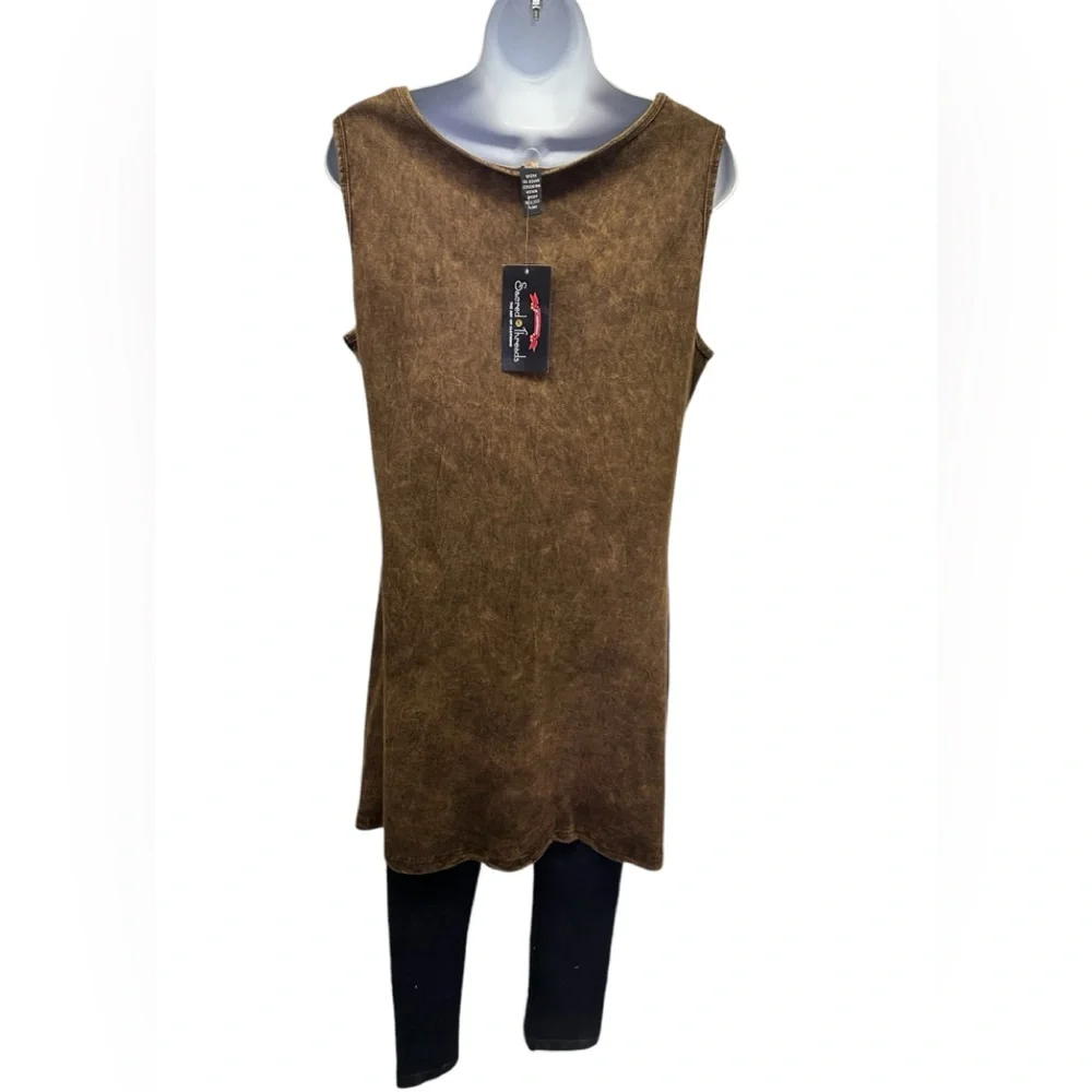 NWT.  Sacred Threads Dress/Tunic.  219452.  TURQ - Picture 2 of 2